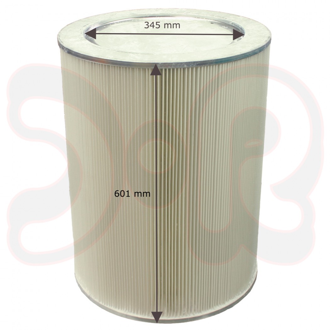 Polyester-Filterpatrone FCP 15 für Lincoln Absaugung Mobiflex 40M und Kemppi KFA 4