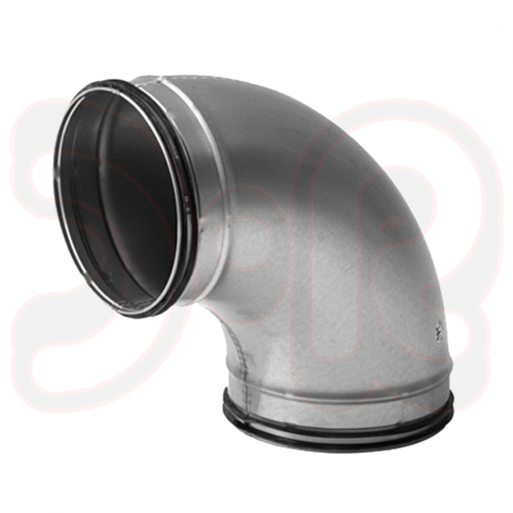 Bogen 90° mit doppelter Gummilippendichtung Ø 500mm