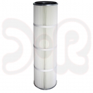 Filterpatrone Polyester-Vliess mit PTFE-Besch. 25m², mit Prüfzeugniss IFA (BIA) -M- (C) 325 x1200mm