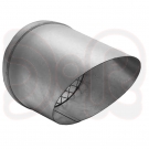 Ausblasstutzen mit Schutzgitter Ø 180mm