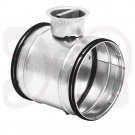 Absperrklappe luftdicht mit doppelter Gummilippendichtung Ø 400mm