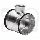 Regulierklappe luftdicht mit doppelter Gummilippendichtung Ø 450mm, 35% frei bei geschl. Klapp