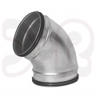 Bogen 60° gepresst, nahtgeschweißt u kalibriert Ø 180mm