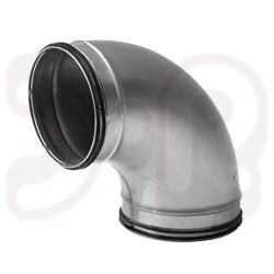 Bogen 90° mit doppelter Gummilippendichtung