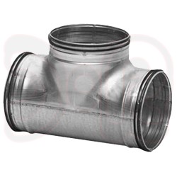 T-Stück mit doppelter Gummilippendichtung Ø D1/160mm x D2/160mm x D3/160mm