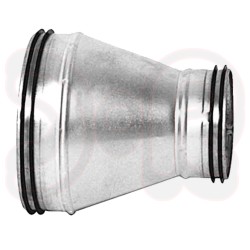 Reduzierung mit doppelter Gummidichtung d1 Ø 200mm